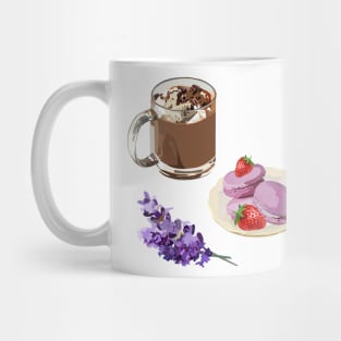 Coffee and Macarons Foodies Mug